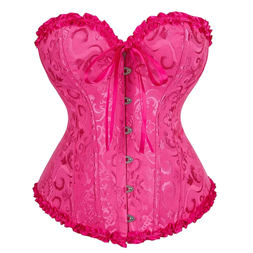 Victorian Lace-Up Corset Bustier | OWNLUXE