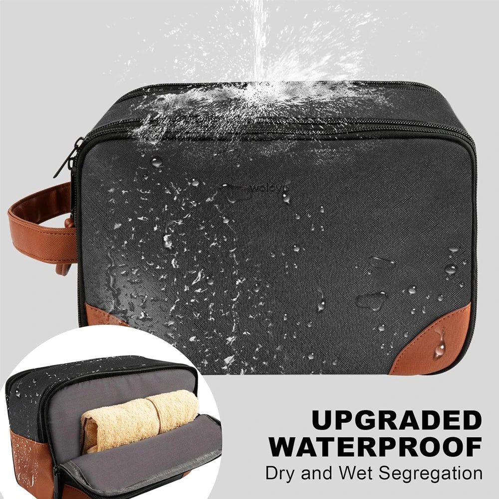 PU Leather Cosmetic Case – Multi‑Compartment Organizer