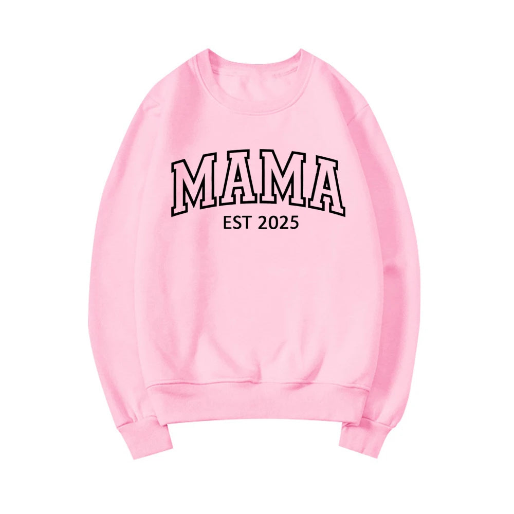 ☁️ Cozy Printed Pullover Sweatshirt – Casual Autumn/Winter Wear | Sweat à Imprimé Confortable – Style Décontracté Automne/Hiver
