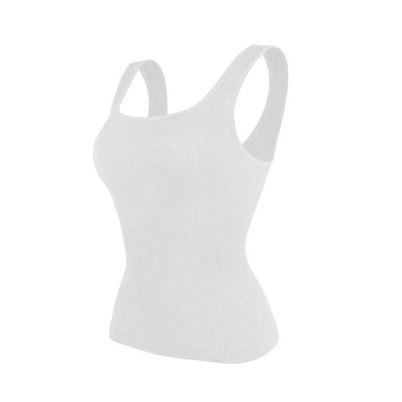 Women's Seamless Tummy Control Waist Trainer (White) | OWNLUXE