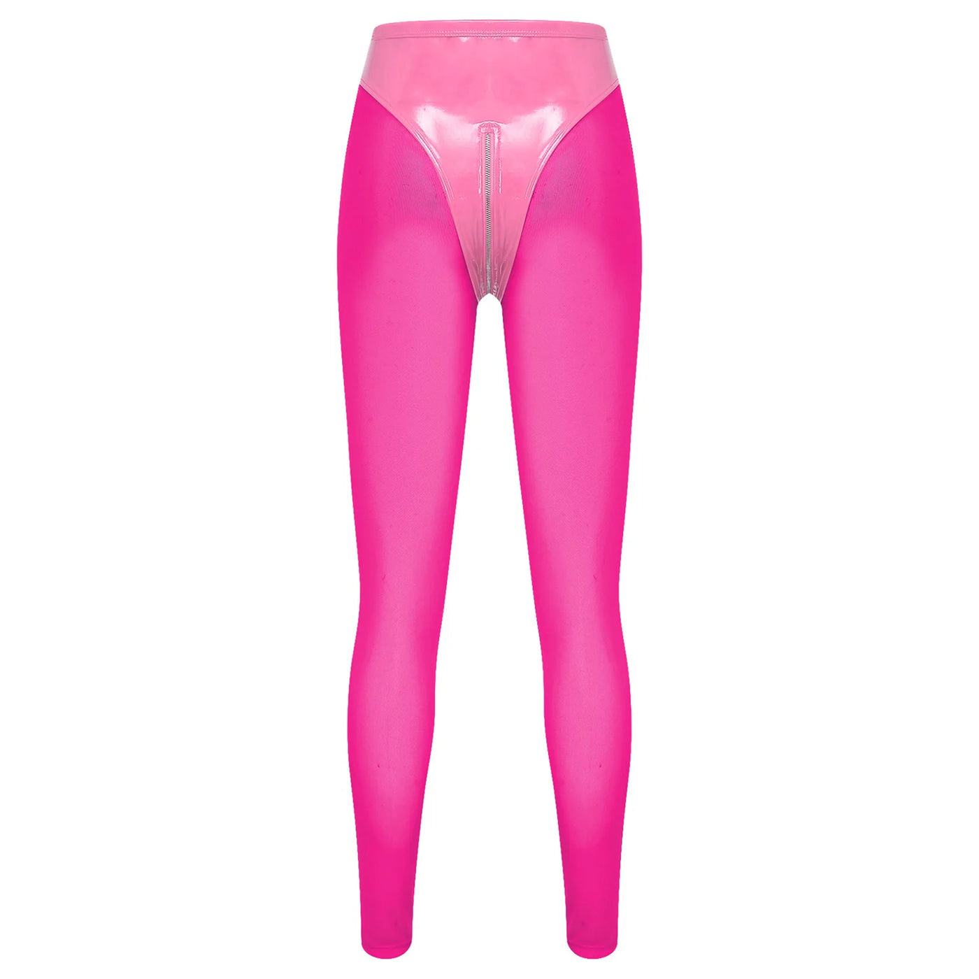 Women's Mesh Leather Leggings | OWNLUXE