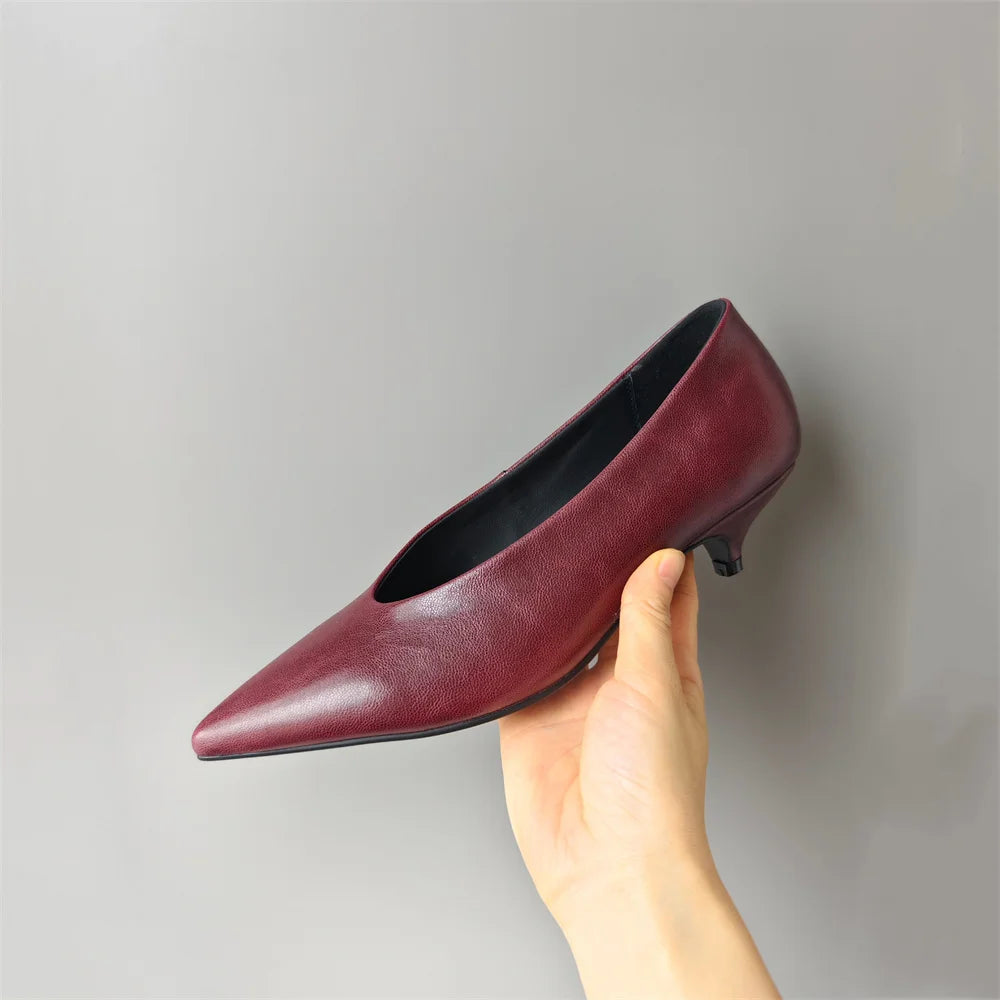 Women's Pointed Toe Retro Pumps – Shop at OWNLUXE