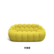 Minimalist U-Shaped Sofa with 3D Fabric All-Season Comfort