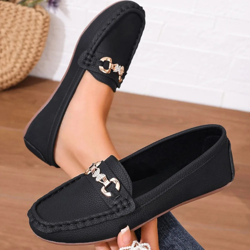 Women's Round Toe Loafers – Shop at OWNLUXE
