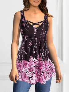 🇨🇦 V-Neck Sleeveless Chiffon Blouse – Light & Breezy for Summer