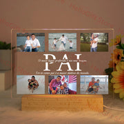 Custom Acrylic Lamp Personalized Photo Text Bedroom | OWNLUXE