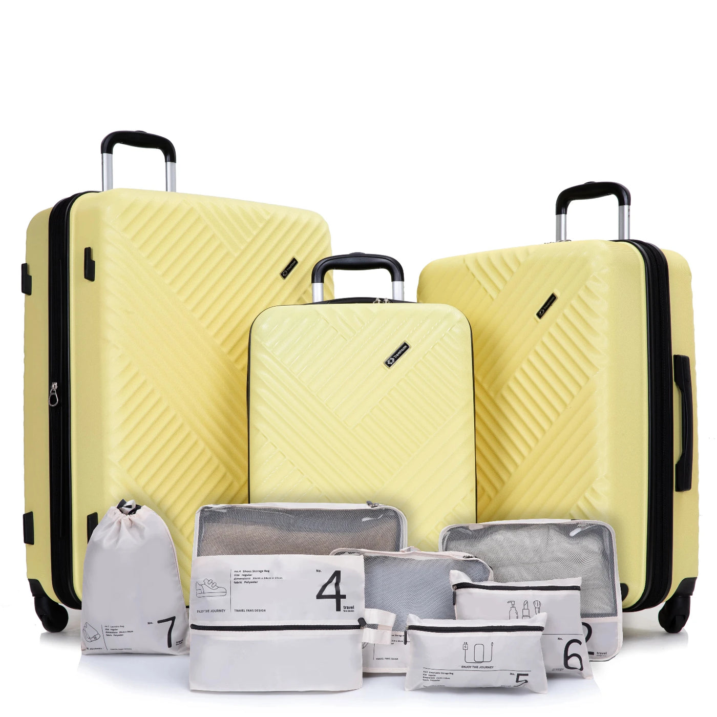 Travelhouse Spinner Luggage Set – Lightweight PC Suitcases