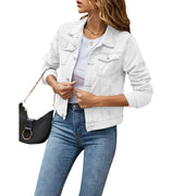 Women's Denim Jackets Fashion Female Casual Long Sleeve | OWNLUXE