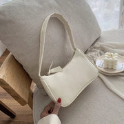 Retro Bow Handbag – Structured PU Leather Shoulder Bag | OWNLUXE