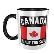 Maple Leaf Canada Canadian Is My Happy Place Mug Funny Ceramic Coffee Cups Tea Mugs Milk Cup Drinkware Gift for Friends