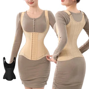 U-Shaped Waist Trainer Tank Top Shapewear with Steel Bones