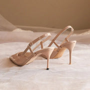 Women's High-Heel Leather Retro Pumps | OWNLUXE