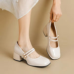 Load image into Gallery viewer, Mary Jane Pumps – Chic Slip-On High Heels for Office &amp; Career

