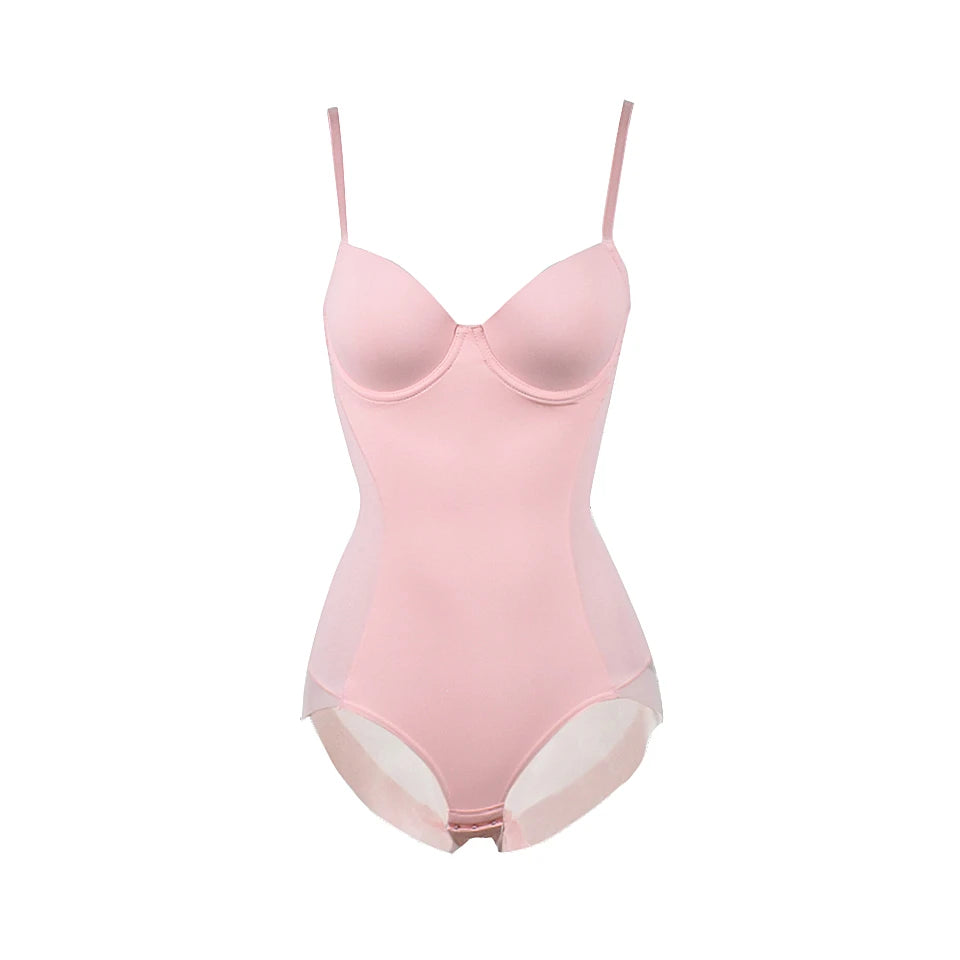 Medium Control Underwire Bodysuit Shaper with Cups