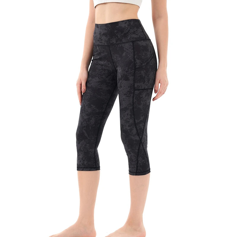 Women's Calf-Length Ponte-De-Roma Jogger Leggings – Stretchy, Breathable & Perfect for Yoga