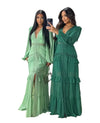 Maxi Long-Sleeve Cutout Robe | OWNLUXE