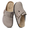 Women's Arch Support Adjustable Leather Slippers | OWNLUXE