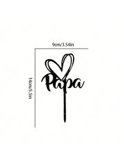 Father’s Day Acrylic Sign – Modern Clear Tabletop Décor
