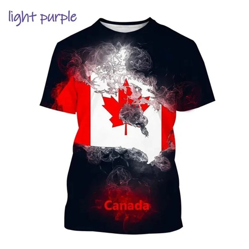 I Love Canada Flag Graphic T Shirt For Men Clothing T-Shirt | OWNLUXE