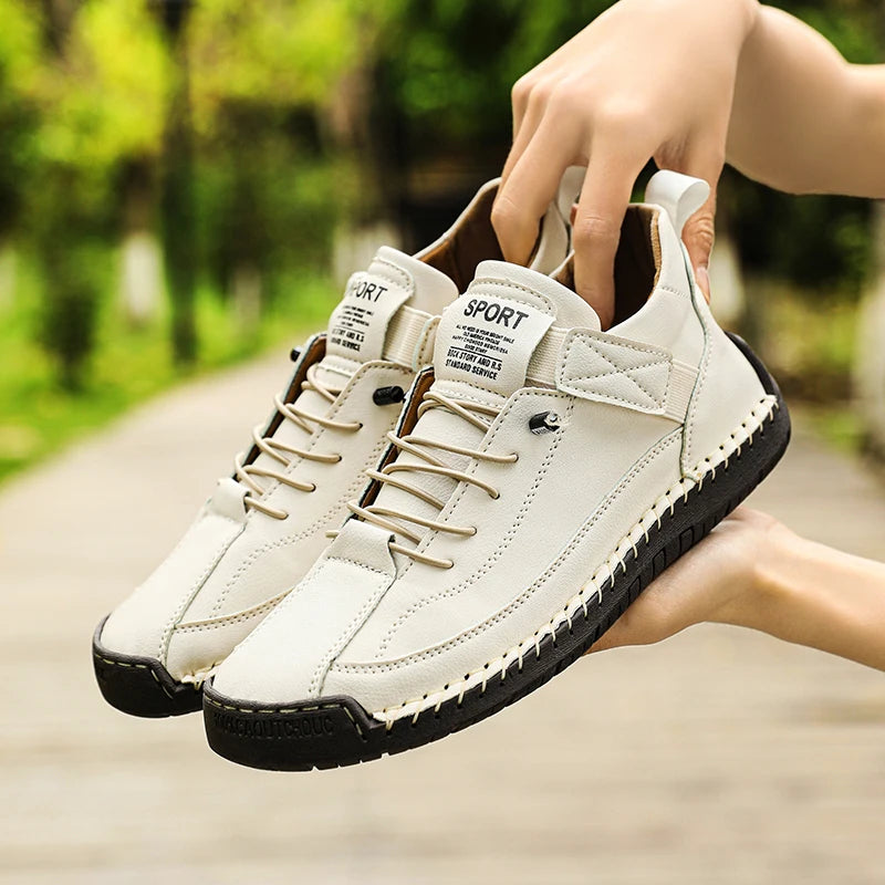 Women's Leather Sneakers (White) – Shop at OWNLUXE