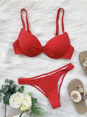 Push-Up Thong Bikinis Tankini Set | OWNLUXE