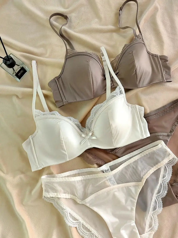 Wire-Free Push-Up Lace French Briefs – Shop at OWNLUXE