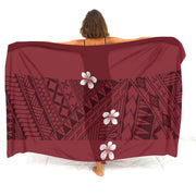 Floral Polynesian Swim Cover-Up | OWNLUXE