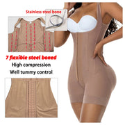 Firm Control Lace Bodysuit Shaper - Underwire Support Shapewear