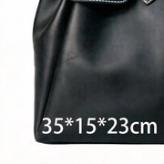 Spacious PVC Transparent Handbag | OWNLUXE