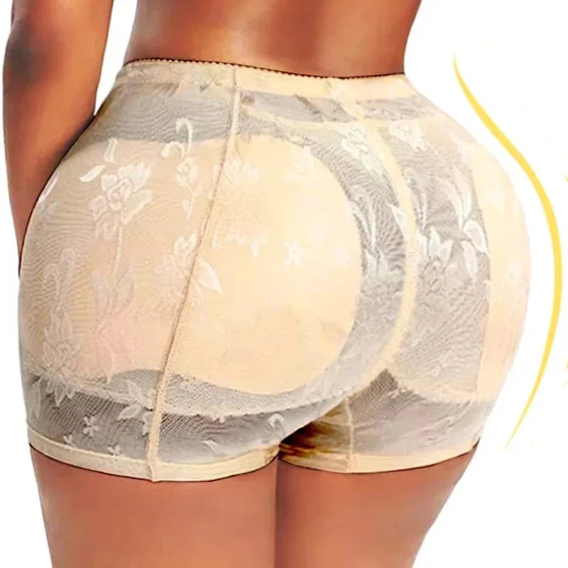 Butt Lifter Padded Control Panty - Hip Enhancer Shapewear with Waist Trainer