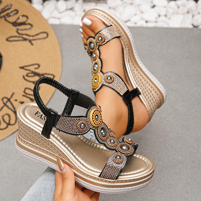Women's Platform Heels (Gold) – Shop at OWNLUXE