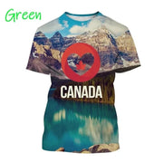 I Love Canada Flag Graphic T Shirt For Men Clothing T-Shirt | OWNLUXE