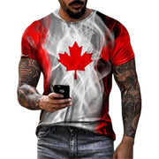 Retro Canada Maple Leaf 3D T-Shirt | OWNLUXE