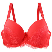 Women's Breathable Push Up Plus Size Bra (Green) | OWNLUXE