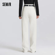 Semir 2025 Spring Straight Jeans - Simple Long Trousers