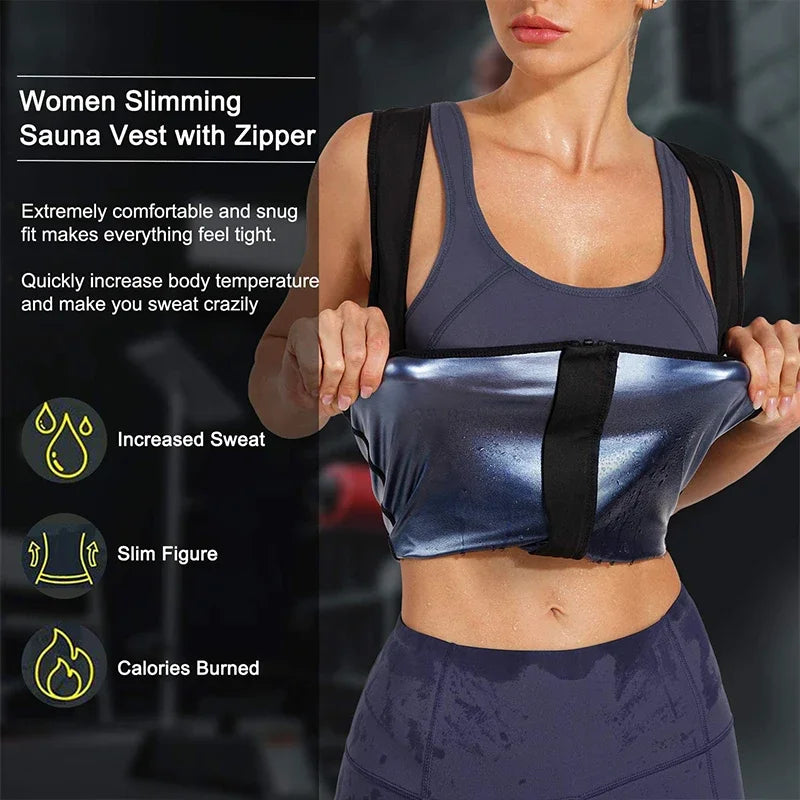 Women’s Sauna Sweat Vest Waist Trainer Shapewear Tank