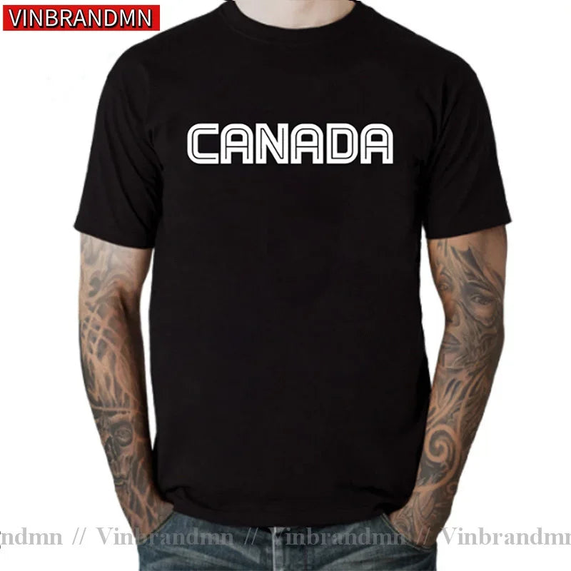 True North Strong Canada T-Shirt – Canadian Map Flag Maple Leaf Tee | OWNLUXE
