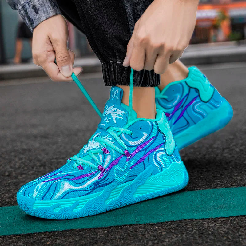 Unisex Breathable Sneakers (729-Purple Moon) | OWNLUXE