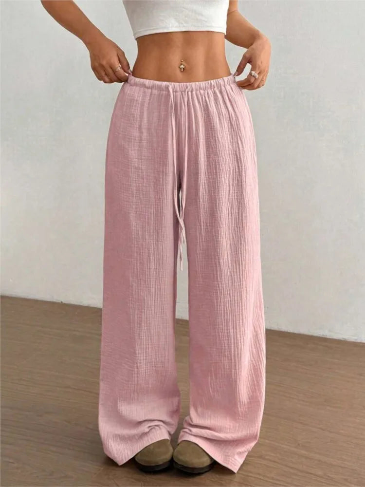 High-Waist Wide-Leg Pants | OWNLUXE