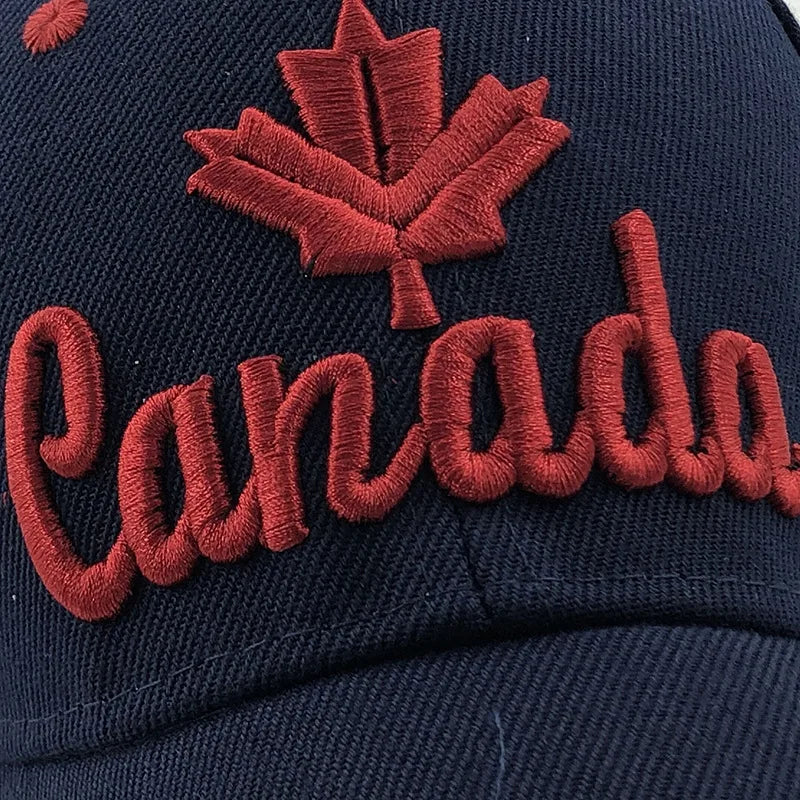 Canada Embroidered Baseball Cap - Premium Snapback Dad Hat