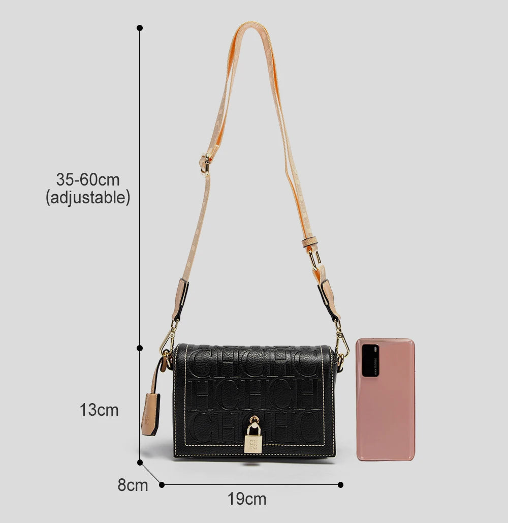 Classic Letter Crossbody Bag – Premium PU Leather Shoulder Bag | OWNLUXE