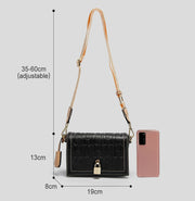 Classic Letter Crossbody Bag – Premium PU Leather Shoulder Bag | OWNLUXE