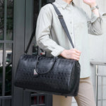 Load image into Gallery viewer, Minimalist PU Travel Duffle Bag | Sac de voyage minimaliste en cuir PU
