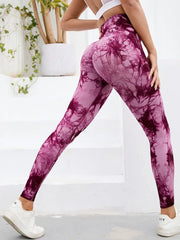 Hip Lifting Seamless Fitness Gym Leggings Tie-dye Yoga | OWNLUXE