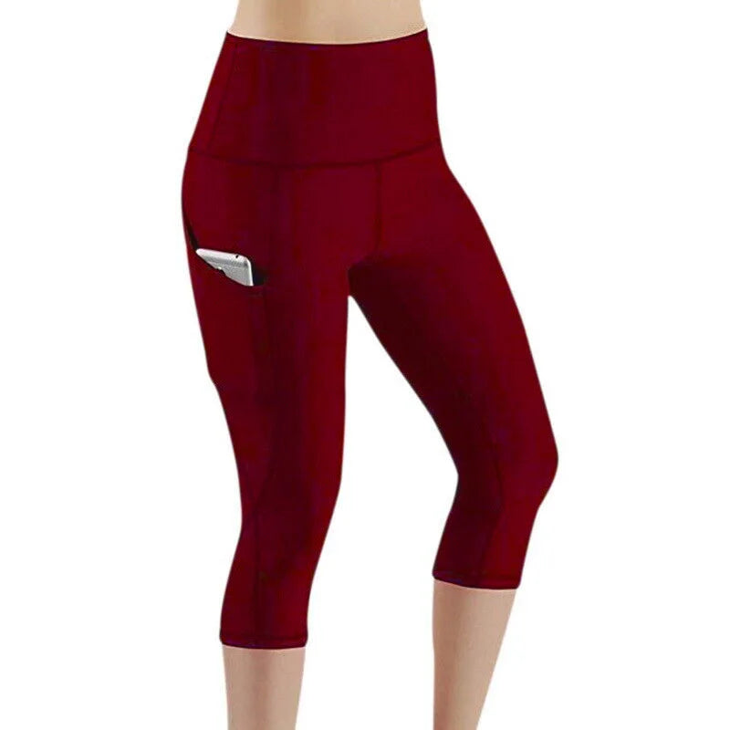 🔹 High-Stretch Pocket Leggings for Women – Yoga & Maternity Comfort | Legging femme extensible avec poches – Confort yoga & maternité