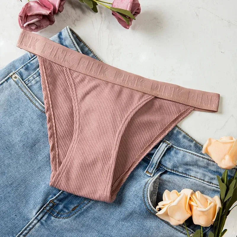 Cotton Print Low-Rise Brief | OWNLUXE