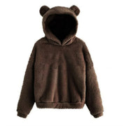 Women's Long Sleeve Hooded Hoodie (Dark Grey) | OWNLUXE