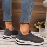 Load image into Gallery viewer, 👟 Women&#39;s Denim Lace-Up Sneakers | Baskets à lacets en denim pour femme
