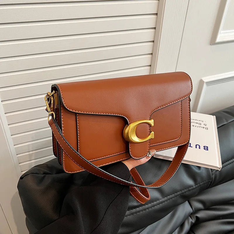 PU Leather Retro Shoulder Bag | OWNLUXE