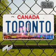 Vintage Toronto CN Tower License Plate – Metal Wall Decor